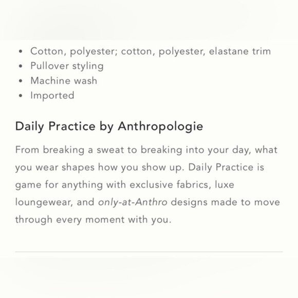 NWT Size S - Daily Practice by Anthropologie At Play Mini Dress (NWT US$ 108) - Picture 10 of 16